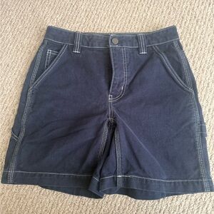 Aritzia Navy Cargo Shorts